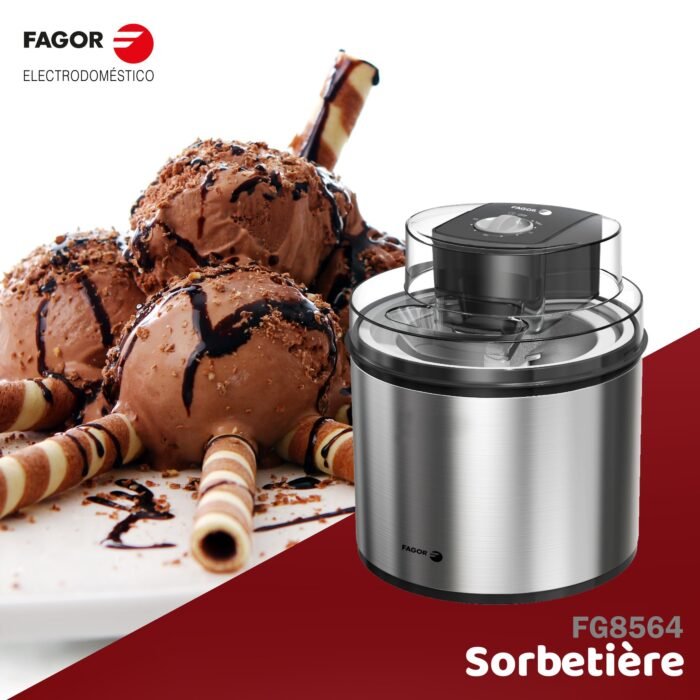 Sorbetière FAGOR FG8564 2L - Revêtement Inox