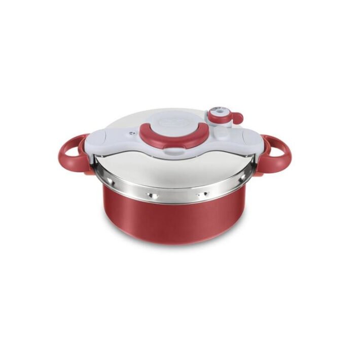 COCOTTE CLIPSO TEFAL MINUTE 5L P4705133 - ROUGE&INOX